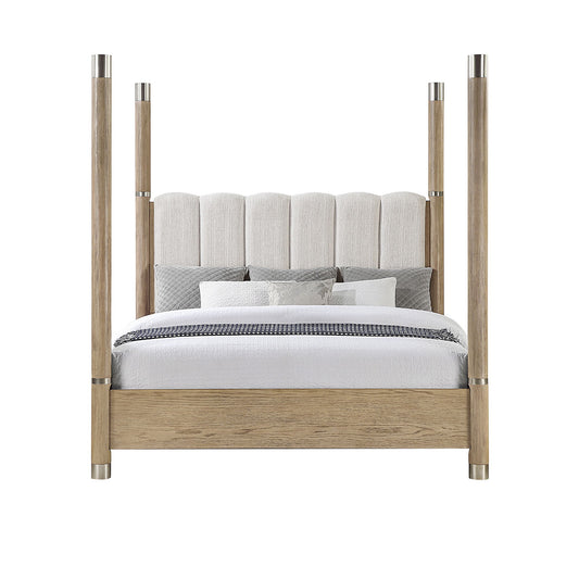 Sarai - Bed With Plush Upholstered Headboard Global Furniture USA