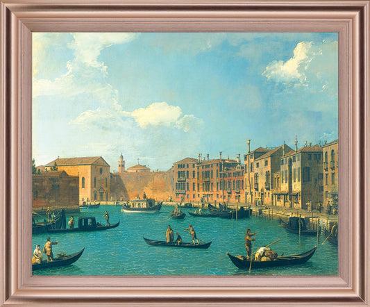 Sunlit Waterscape - 28" x 34" Framed Wall Art Classy Art