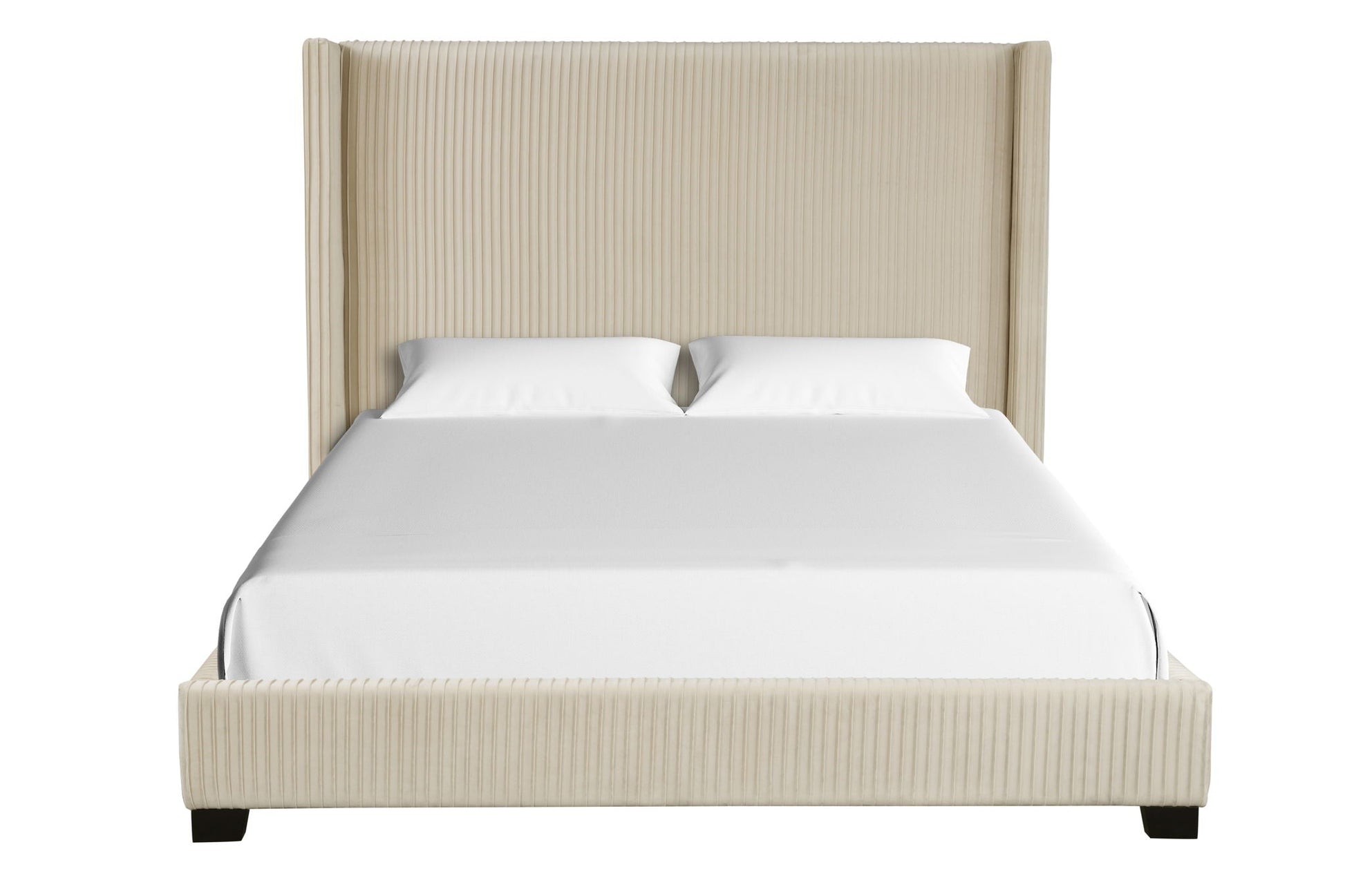 Upholstered Bed, Space-Saving Design Bernards Furniture