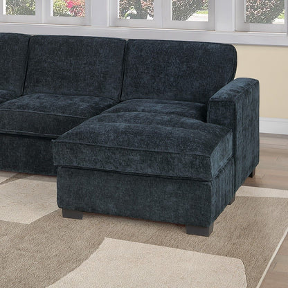 Sectional With RAF Chaise, Armless Loveseat & LAF 1 Arm Chair Home Essentials