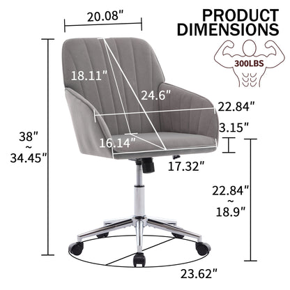 Adjustable Ergonomic Office Chair, Swivel Backrest Seat Home Essentials