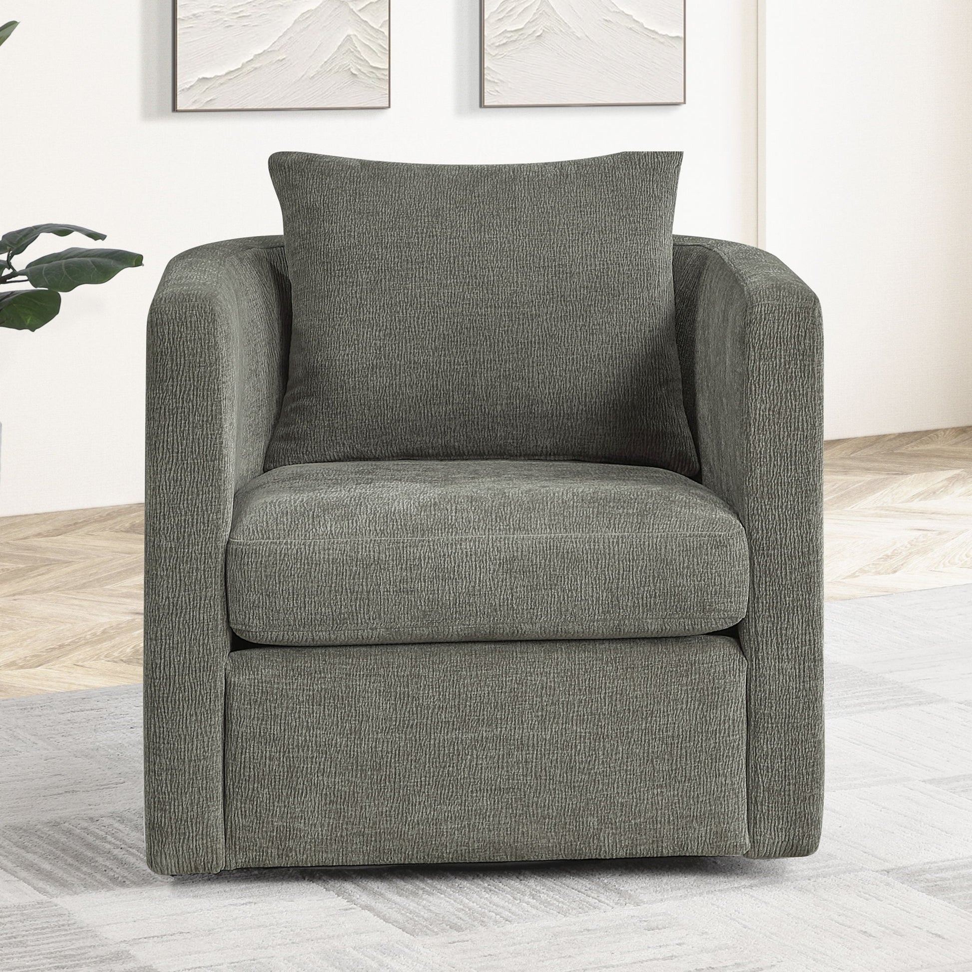 Sutton - Swivel Barrel Chair Ridgecrest Home