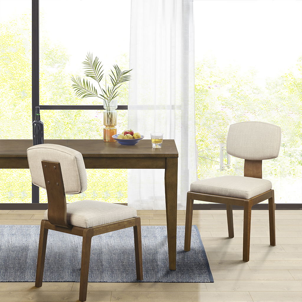 Lemmy - Armless Upholstered Dining Chair (Set of 2) - Tan