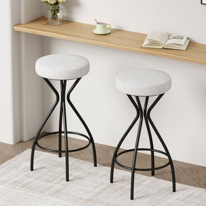 Modern Backless Bar Stools For Kitchen Island (Set of 2) Home Essentials