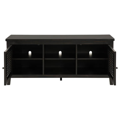 Concord - 2-Door TV Stand Console - Distressed Java Coaster Fine Furniture