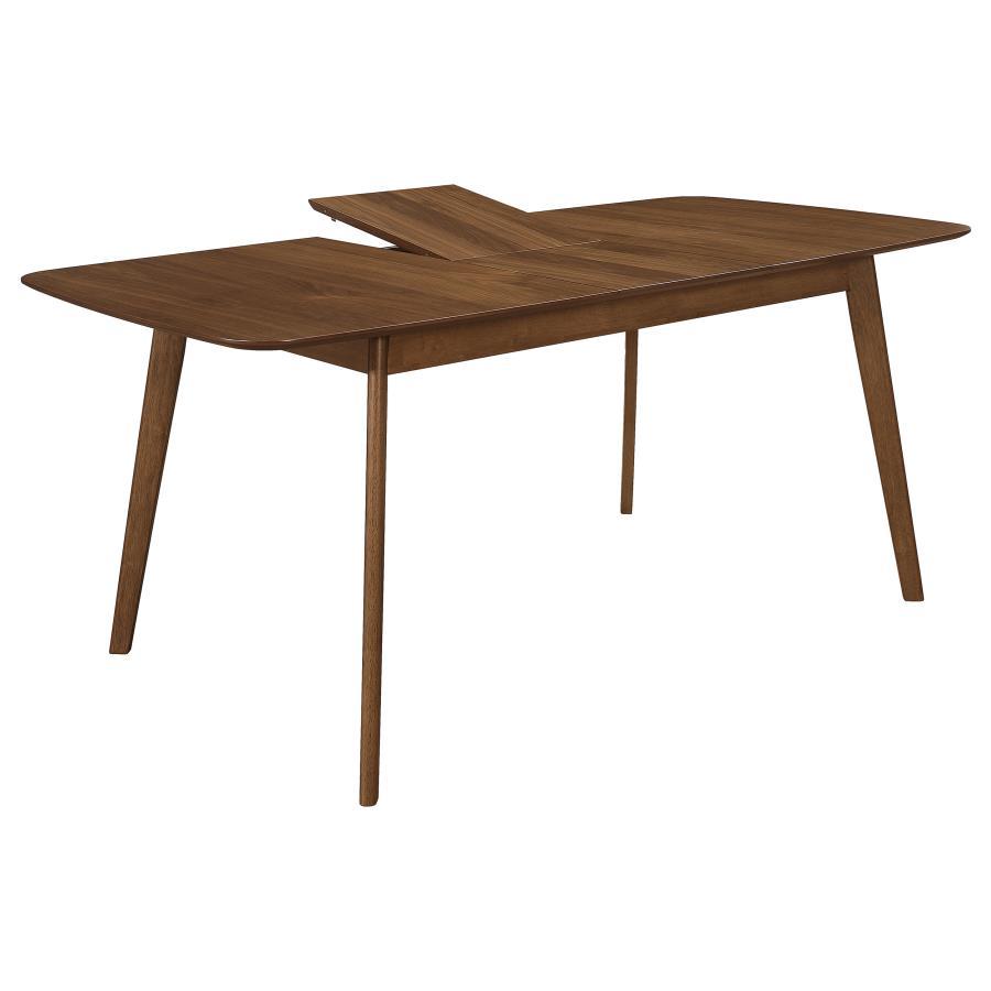 Redbridge - Extension Leaf Dining Table - Natural Walnut CoasterEveryday