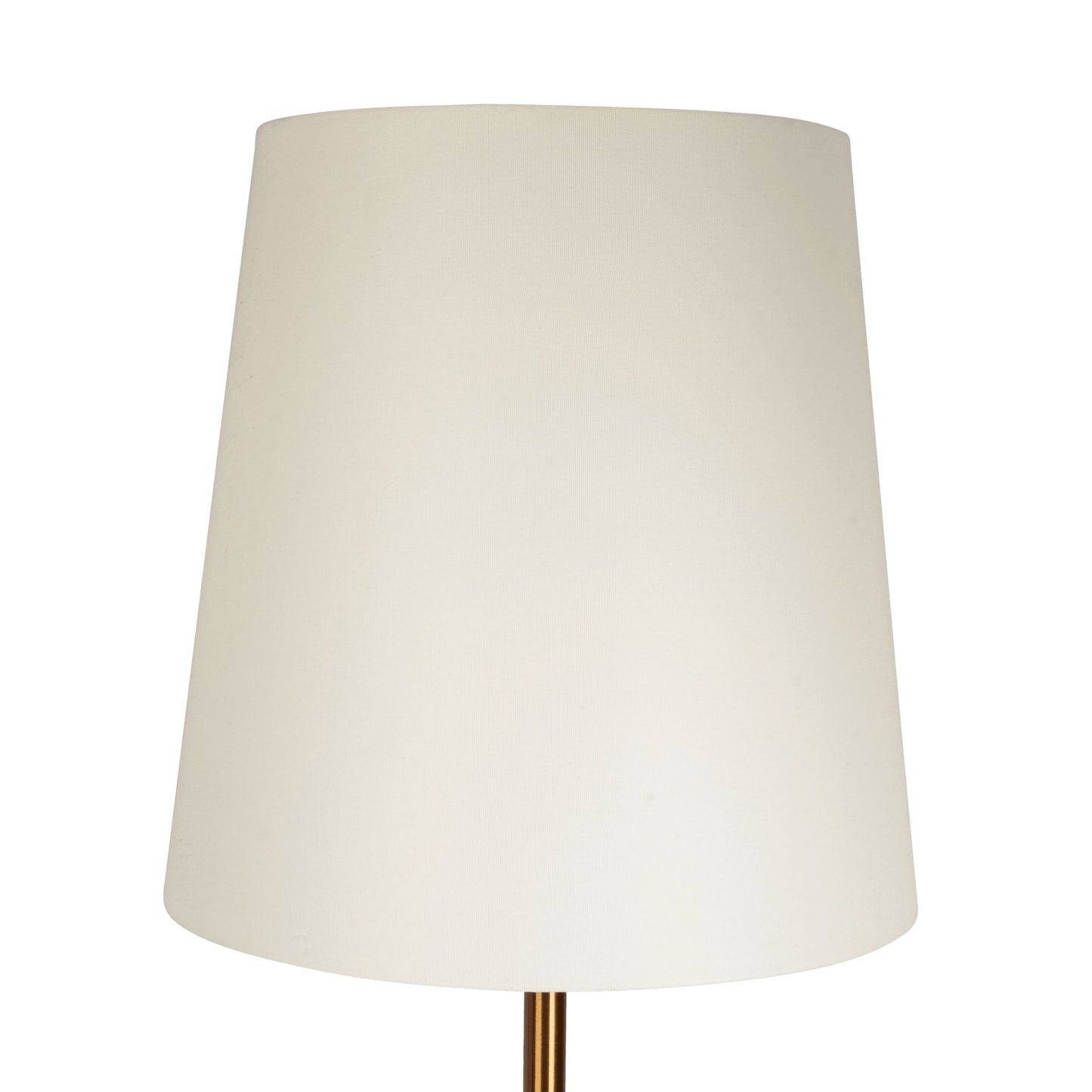 Celestial - Modern Floor Lamp With Accent Table With Large Shade - Gold / White Ashcroft Furniture