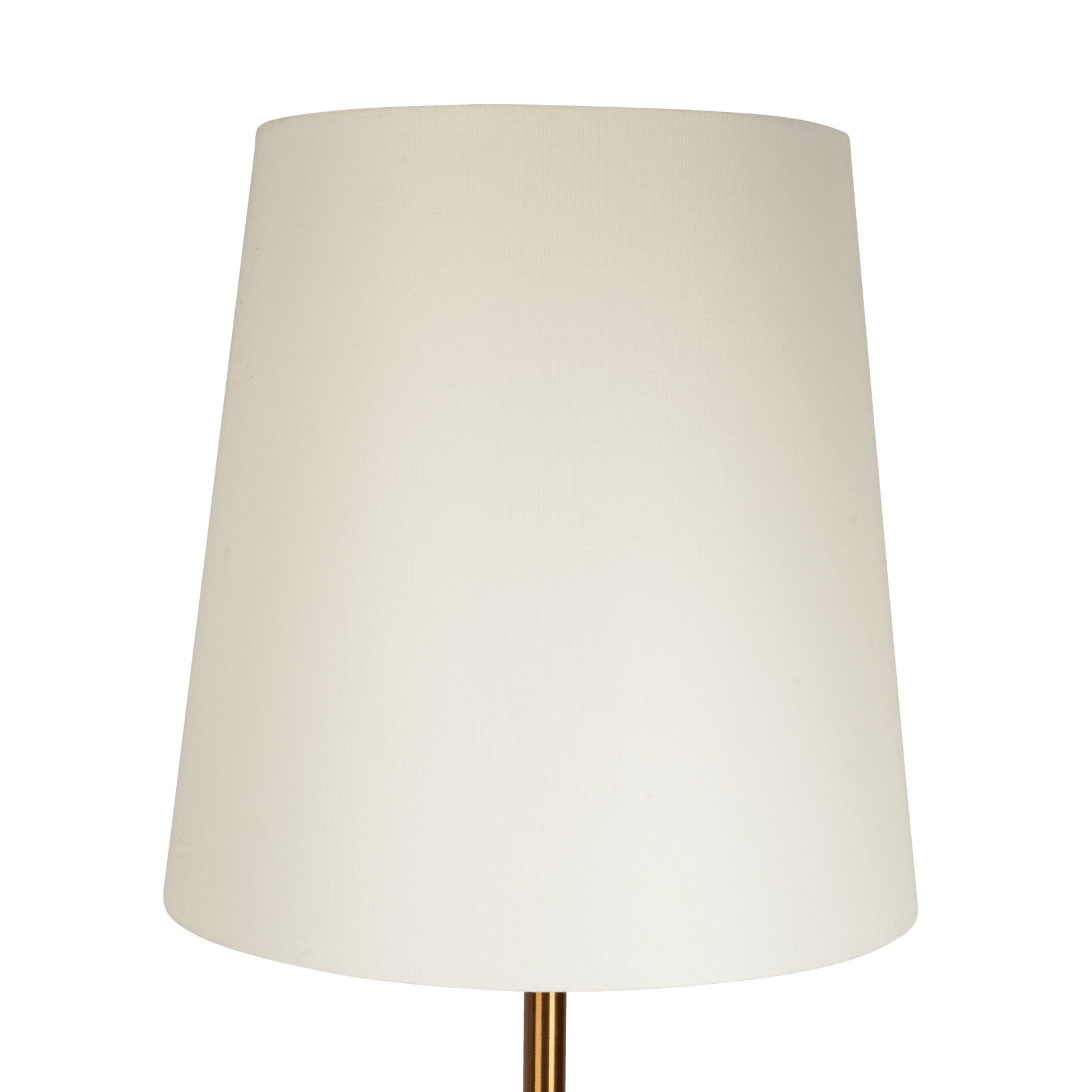 Celestial - Modern Floor Lamp With Accent Table With Large Shade - Gold / White Ashcroft Furniture