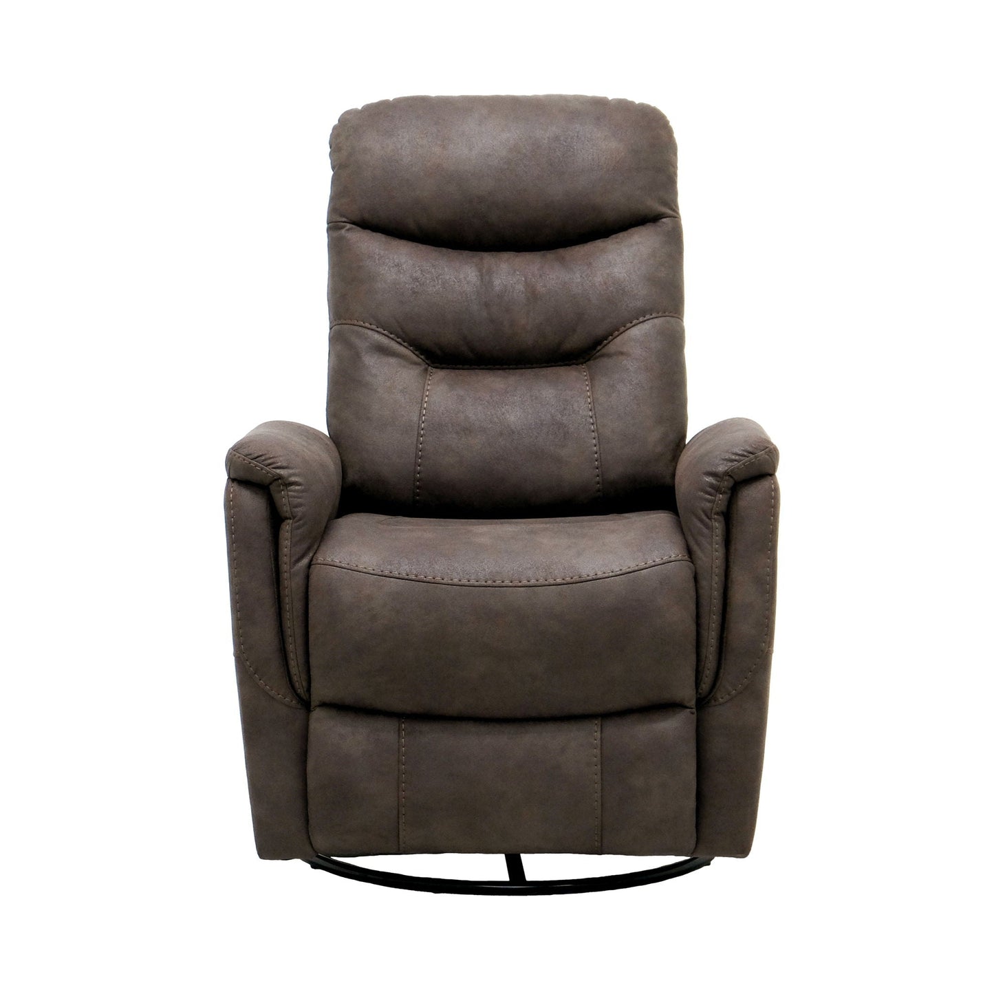 Ergonomic Shape Swivel Gliding Recliner Emerald Home