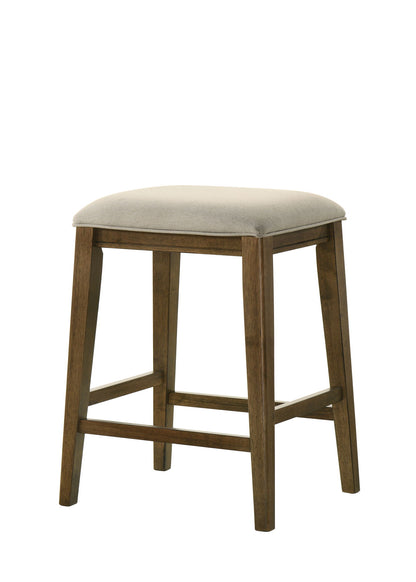 Sasha - 17" Counter Height Stool With Upholstered Seat Lilola Home