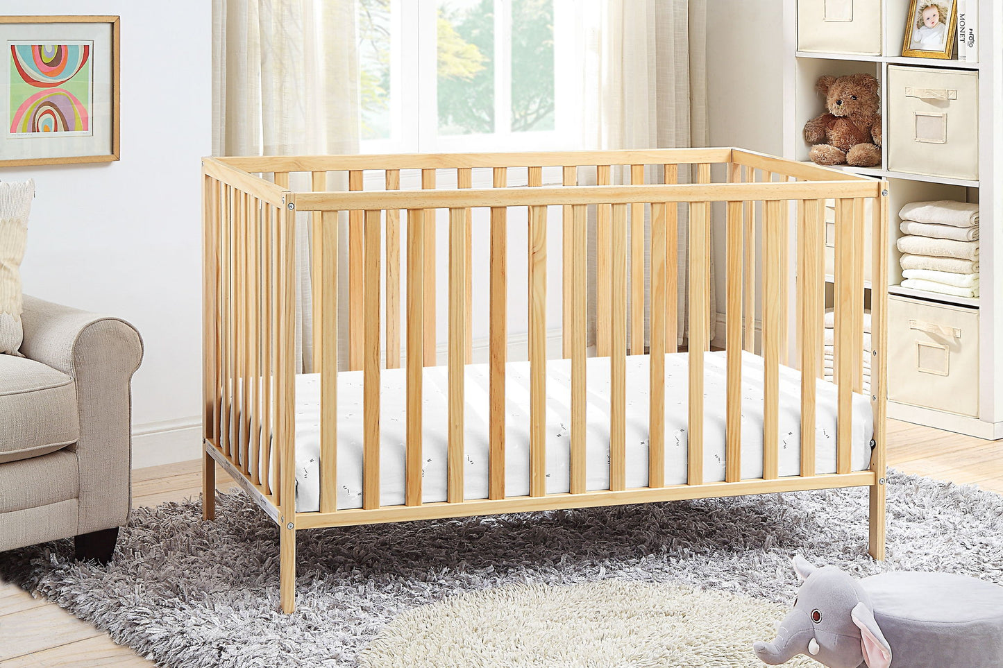 Palmer - 3-in-1 Convertible Island Crib Suite Bebe