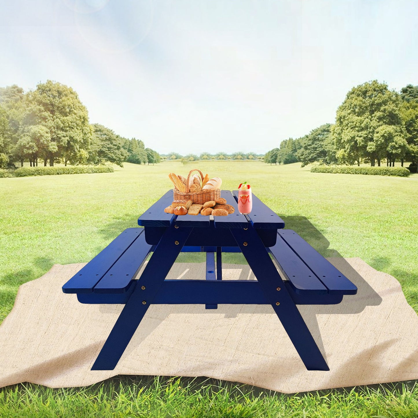 Durable Solid Wood Children's Dining Table And Chairs Set, Multi-Functional Home Essentials