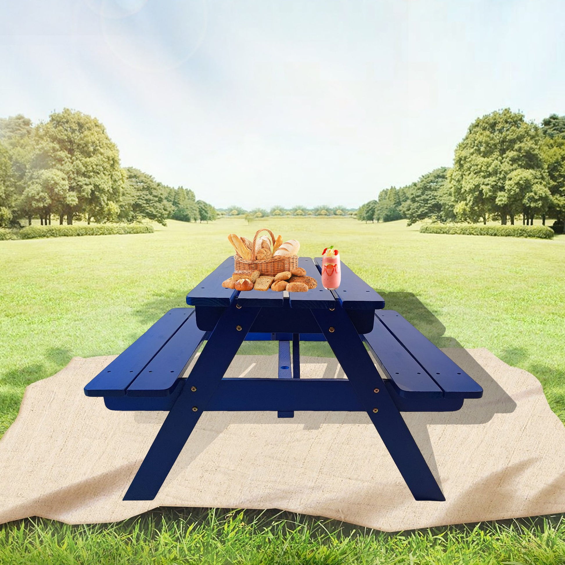 Durable Solid Wood Children's Dining Table And Chairs Set, Multi-Functional Home Essentials