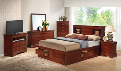 Traditional Style Bookcase Storage Bed Glory Furniture
