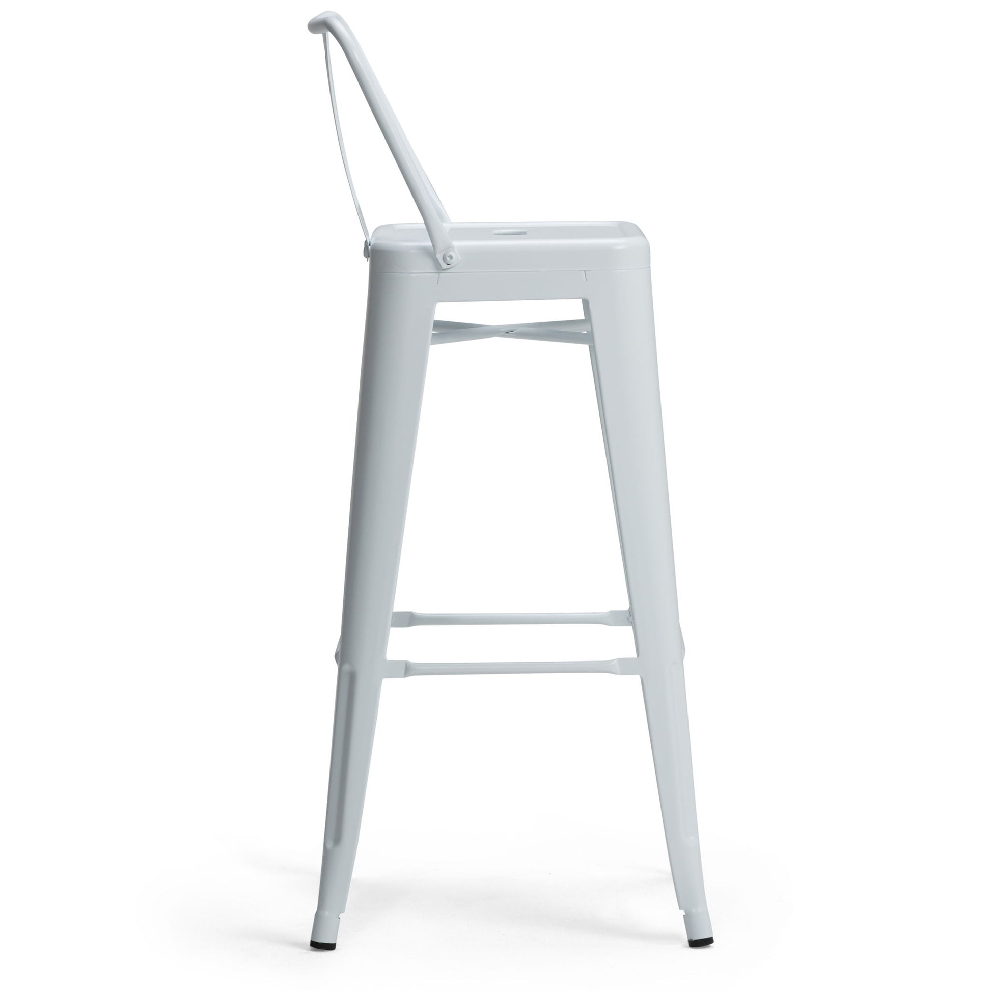 Rayne - Curved Back Metal Stool (Set of 2) Simpli-Home