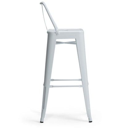 Rayne - Curved Back Metal Stool (Set of 2) Simpli-Home