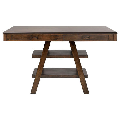 Dewey - Rectangular Counter Height Dining Table - Walnut CoasterEssence