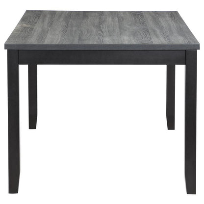 Barlow - 6 Piece Rectangular Dining Table Set - Gray And Black