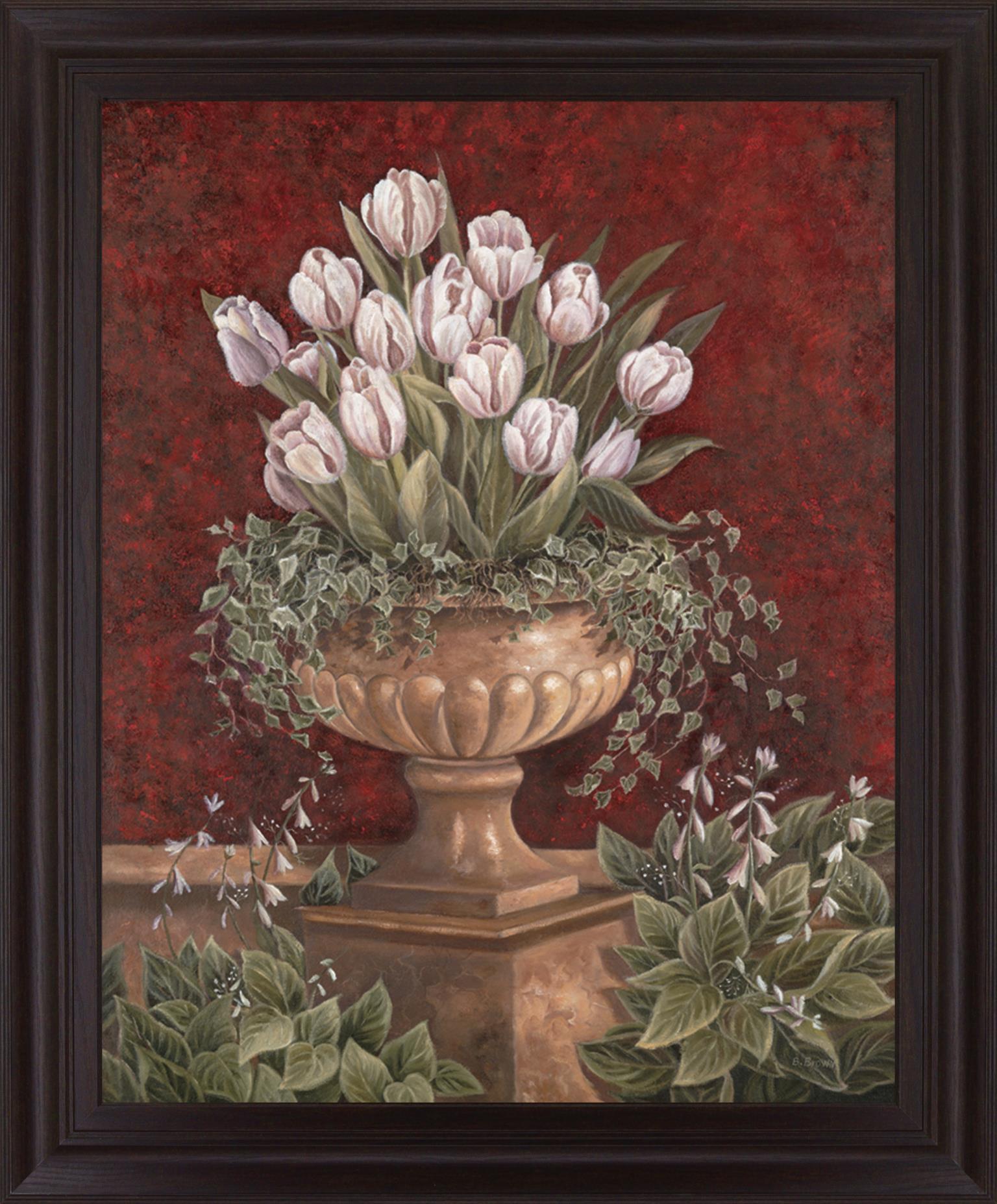 Tulip Abundance - 28" x 34" Framed Wall Art Classy Art