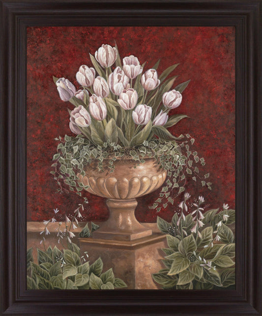 Tulip Abundance - 28" x 34" Framed Wall Art Classy Art