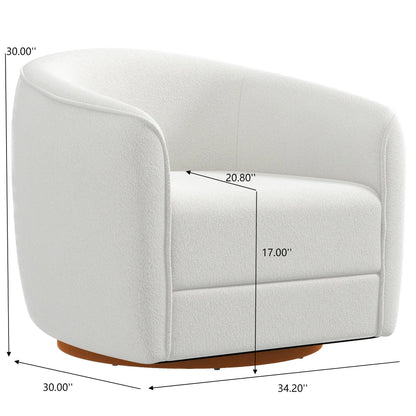 Elise - Mid-Century Modern Swivel Chair Ashcroft Furniture