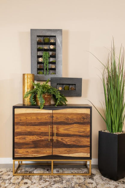 Zara - 2-Door Wood Accent Storage Cabinet CoasterElevations
