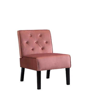 Reese - Living Room Armless Button Tufted Pattern Accent Chair (Set of 2) US Pride