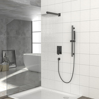 Modern Shower System With Adjustable Slide Bar, Stainless Steel And Brass Construction Daily Nest