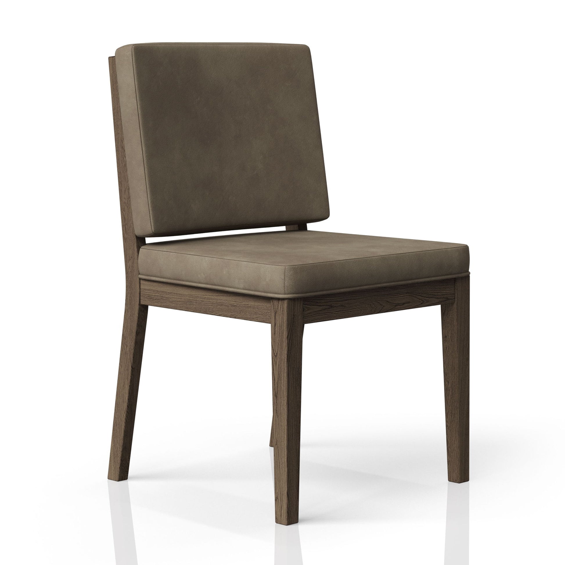 Leather Soft Back Chair (Set of 2) - Light Brown Bernards Furniture