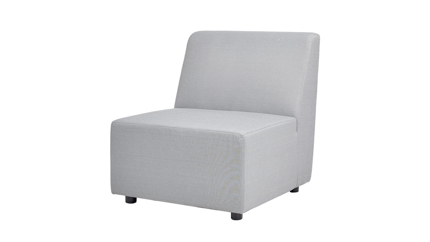 Cleo - Modular Upholstered Deep Seating Patio Armless Chair Axroma Olefin Jennifer Taylor Home