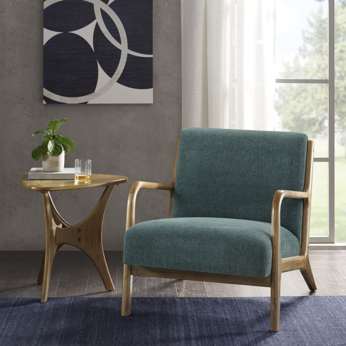 Novak - Lounge Chair - Teal