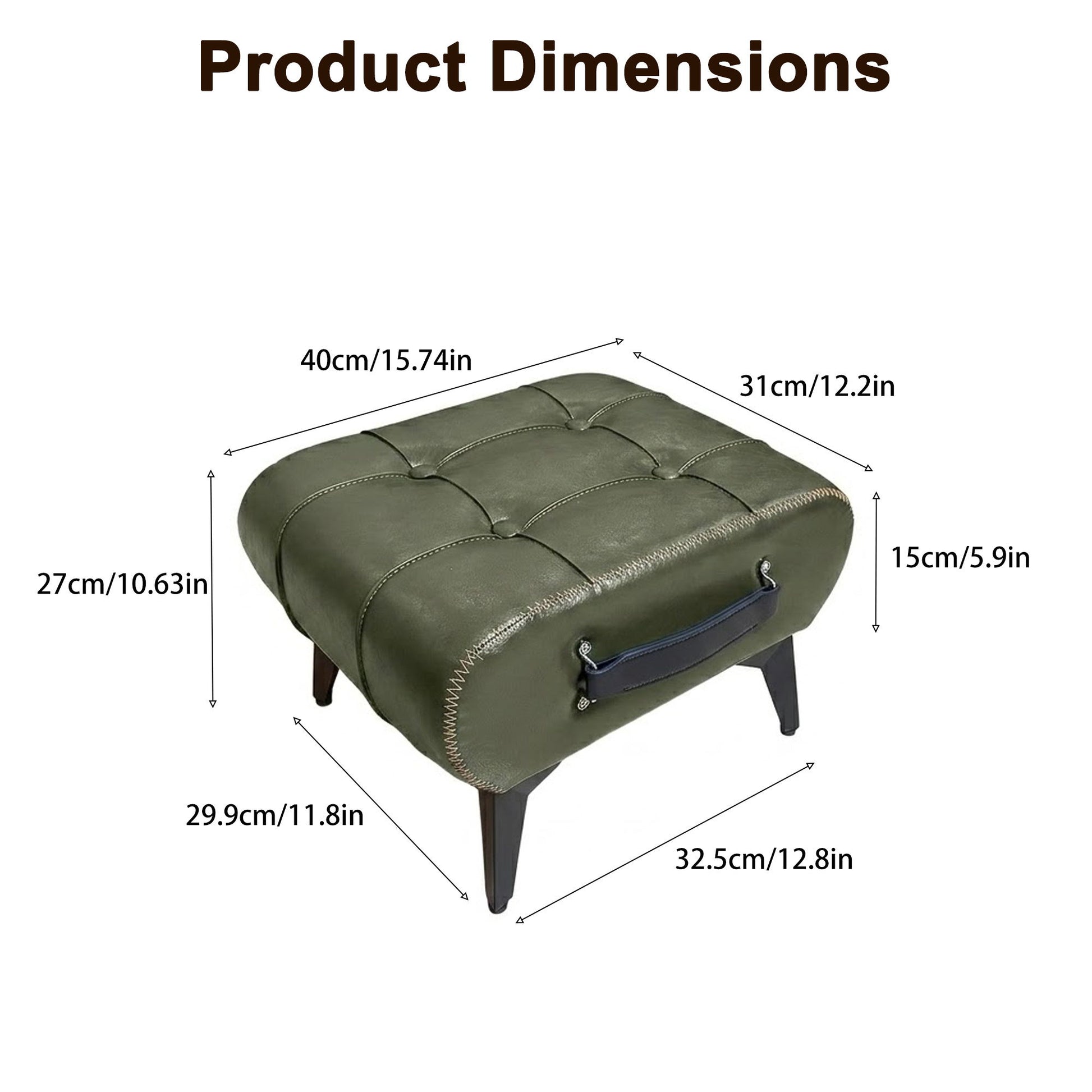 Minimalist Footstool With Hidden Storage Home Essentials