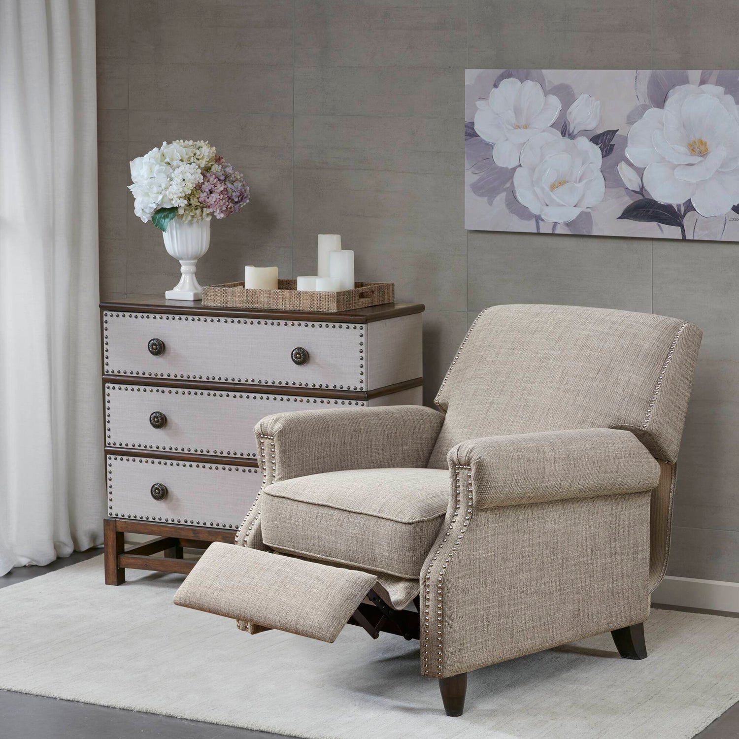 Julian - Push Back Recliner - Sand Madison Park