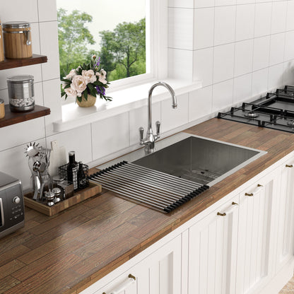 Stainless Steel Drop In Kitchen Sink, Topmount Daily Nest
