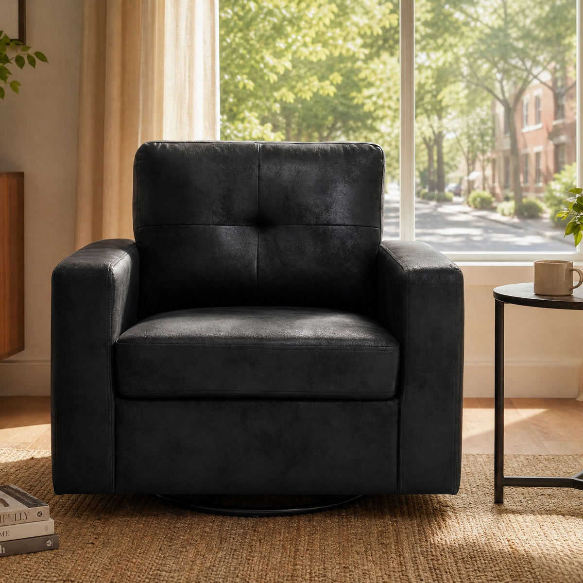 360 Degree Rotation Single Sofa Chair For Living Room Home Essentials