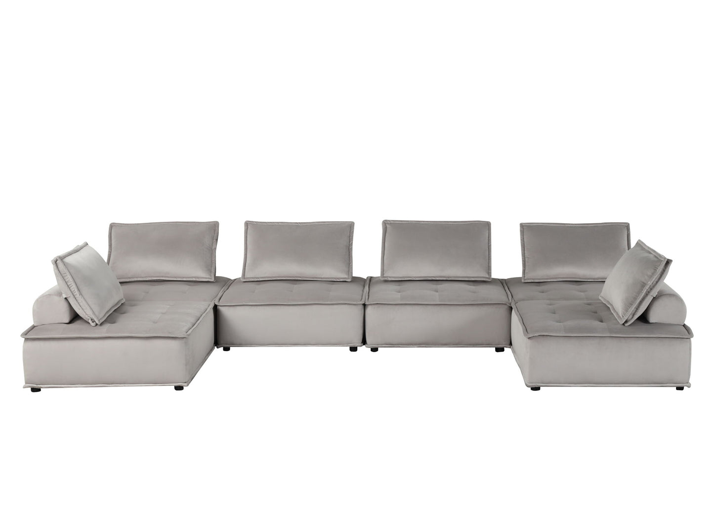 Anna - Stylish Sectional Sofa Ottoman Lilola Home