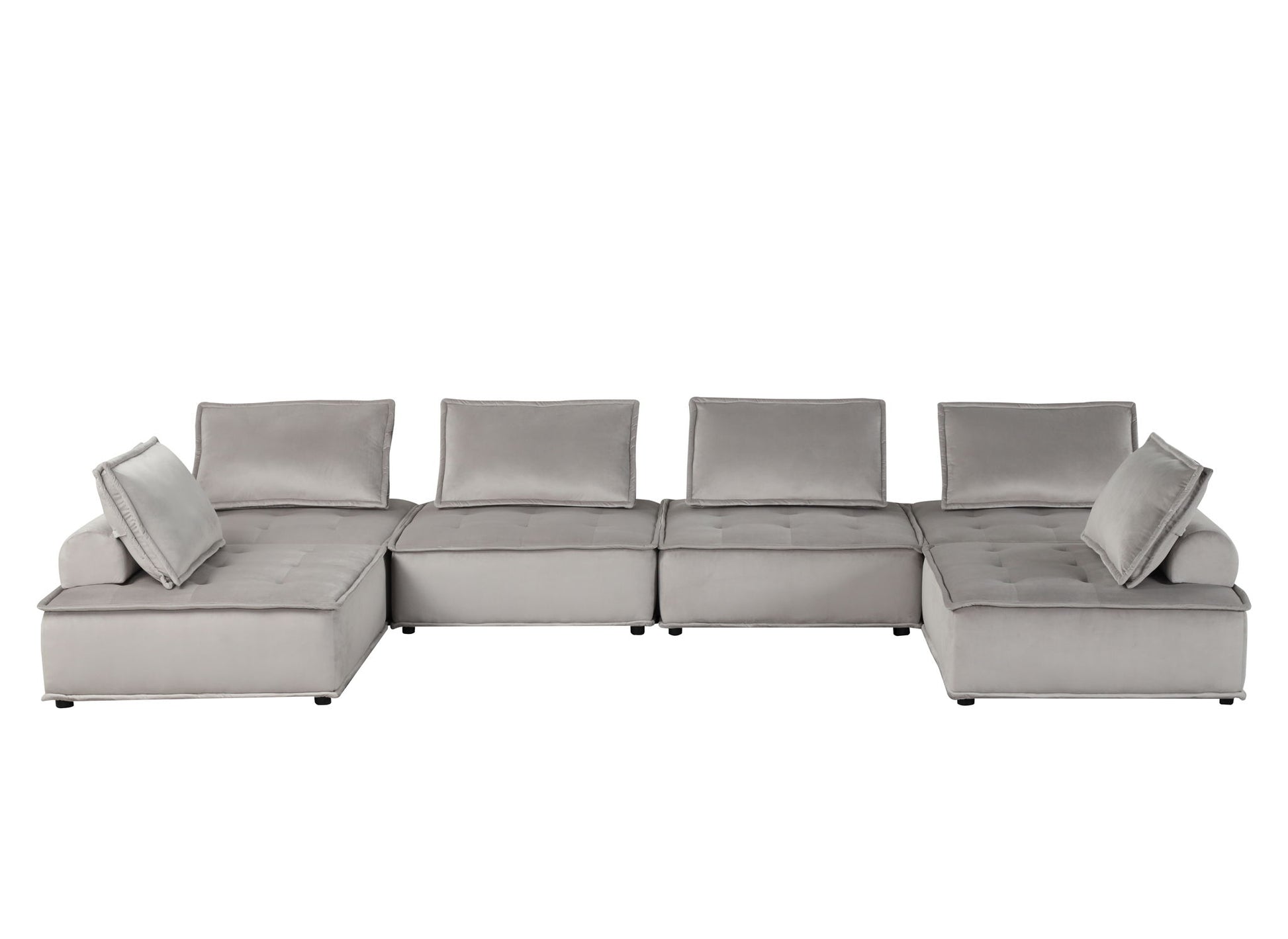 Anna - Stylish Sectional Sofa Ottoman Lilola Home