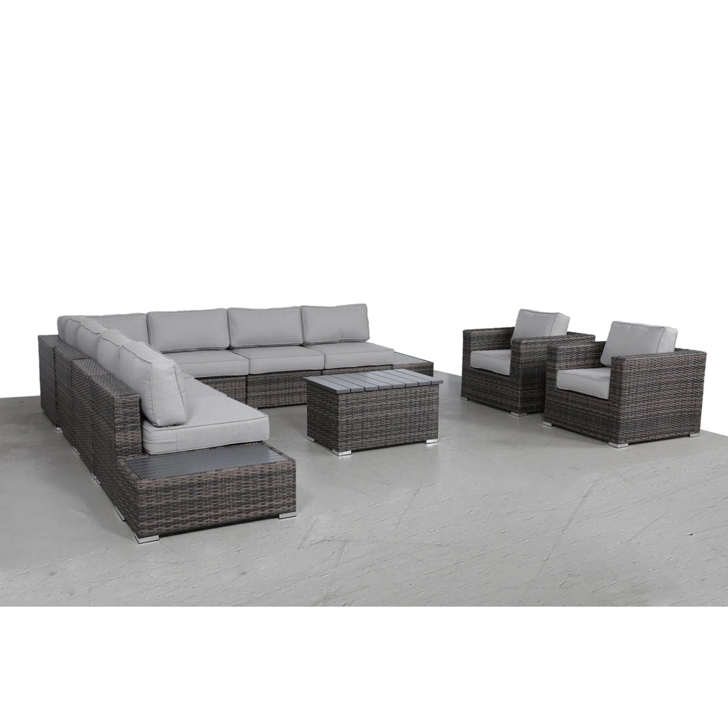 Sectional, Stylish Entertainment, Outdoor Living LSI Patio Furniture