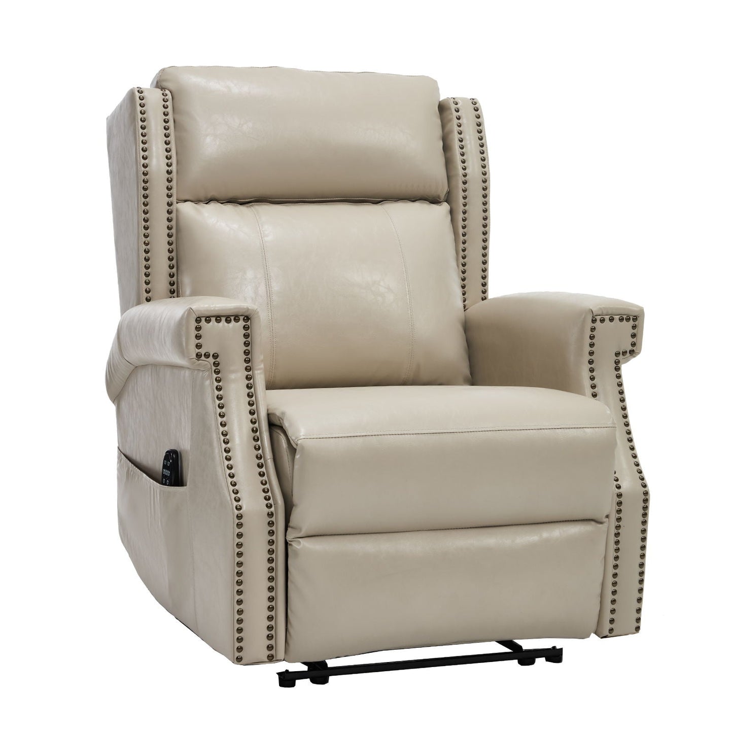 Manual Recliner Chair With Heavy Duty Motion Mechanism, 8 Vibrating Nodes And 3 Massage Modes For Living Room Home Essentials