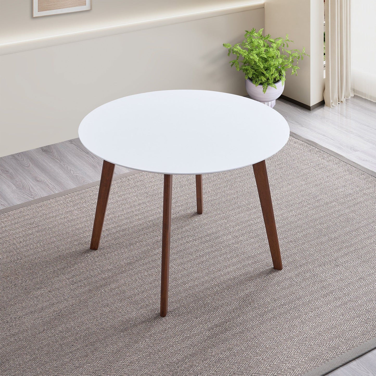 Carlton - Dining Table - Brown / White Ashcroft Furniture