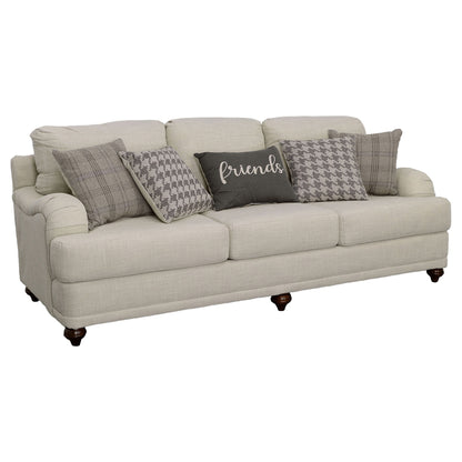 Anderson - 2 Piece Cushion Back Living Room Set - Gray Furniture Max