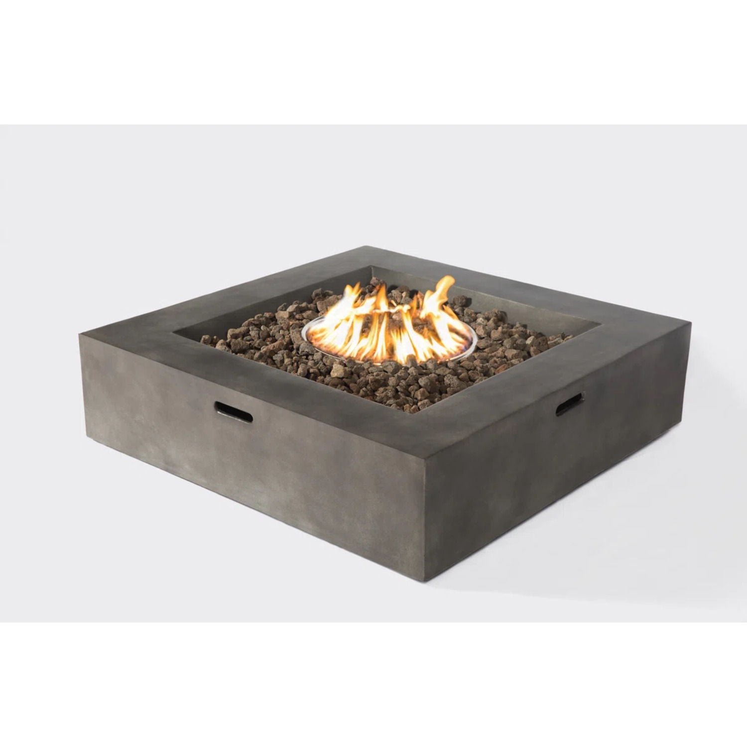 Contemporary Patio Seating Set With Fire Pit LSI Patio Furniture
