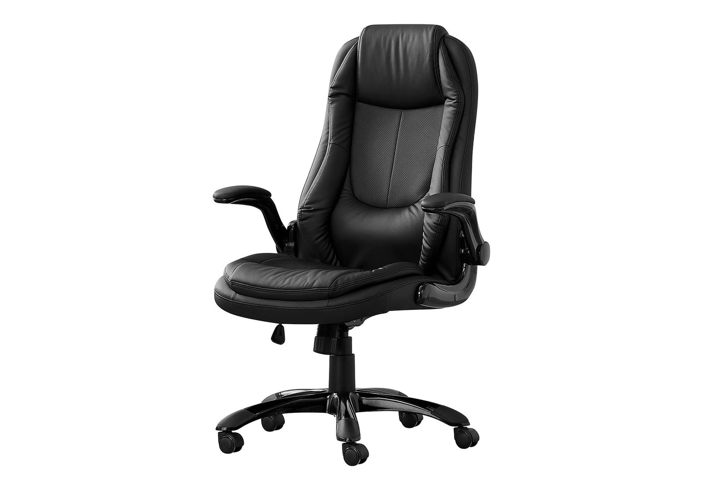 Office Chair, Adjustable Height, Swivel, Ergonomic, Armrests, Contemporary & Modern - Black 8th Street