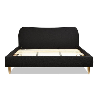 Roman - Curved Headboard Upholstered Platform Bed Jennifer Taylor Home
