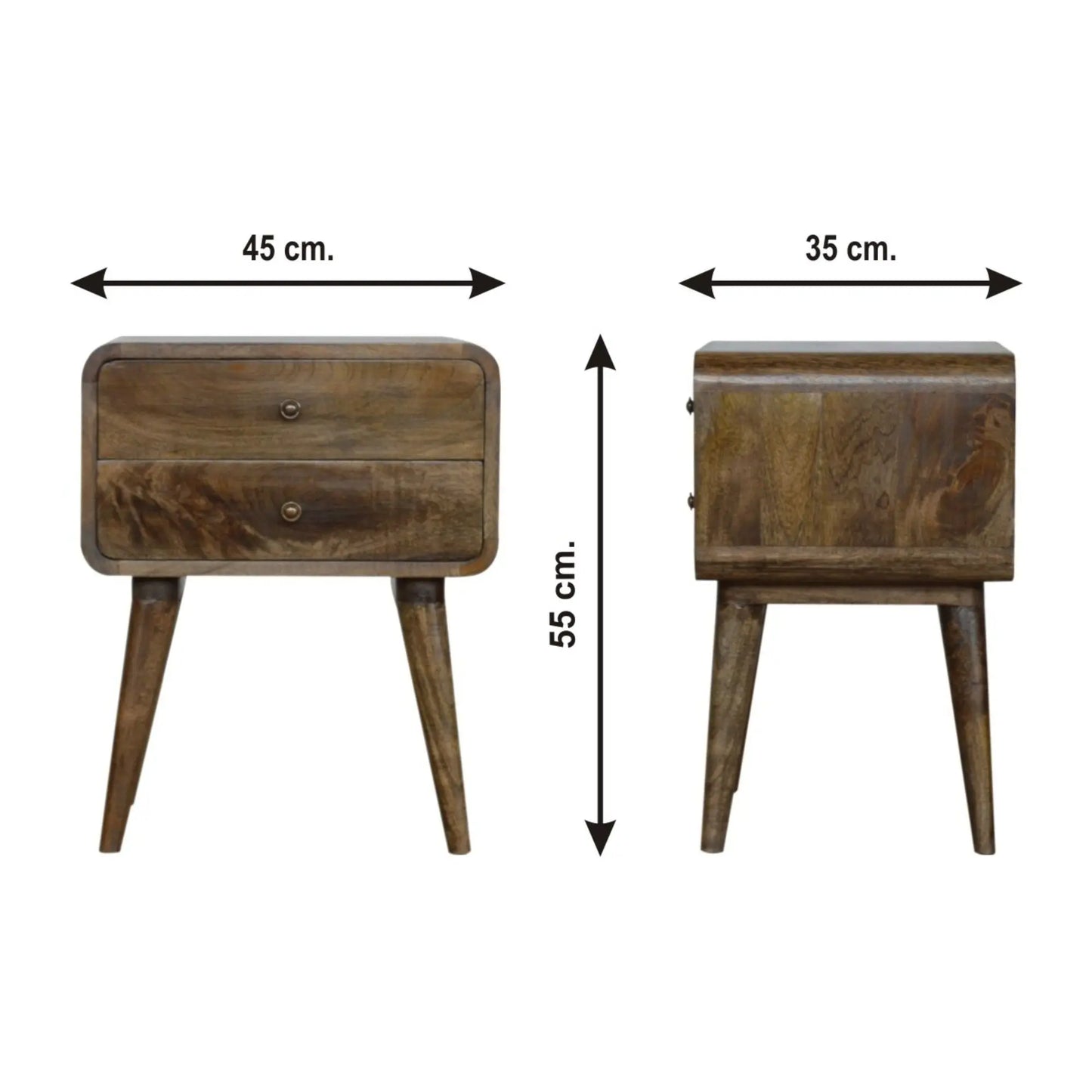 Curved Nightstand Artisan Furniture