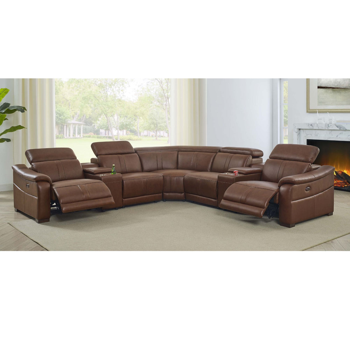 Modular Sectional & Recliner Seat And Adjustable Headrest Home Essentials