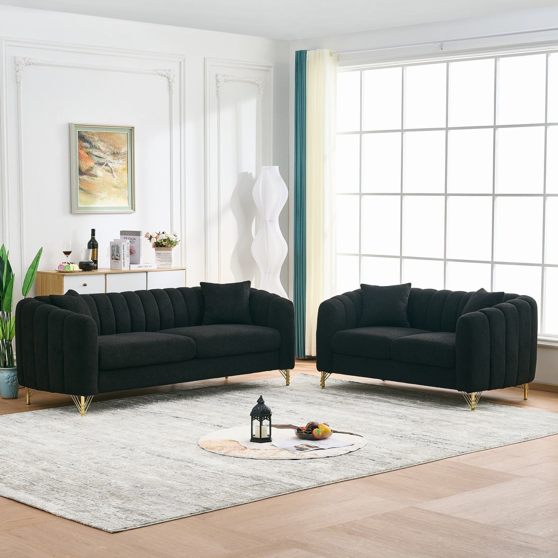 Oversized Sofa, Deep Tufted Couch Home Essentials