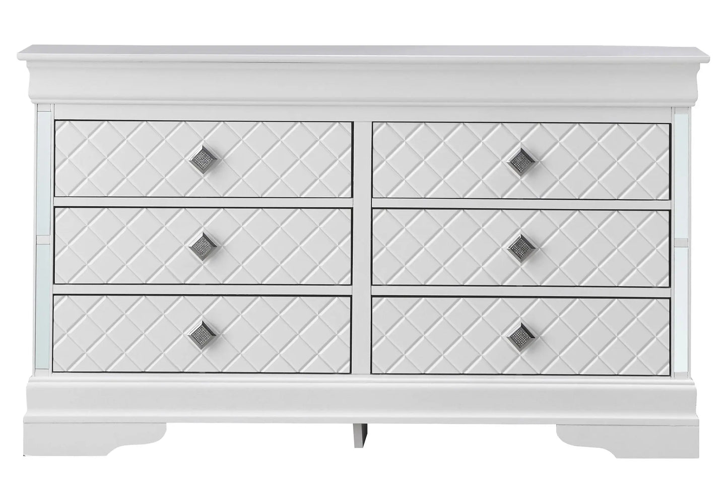 Verona - Dresser - Silver Champagne Glory Furniture