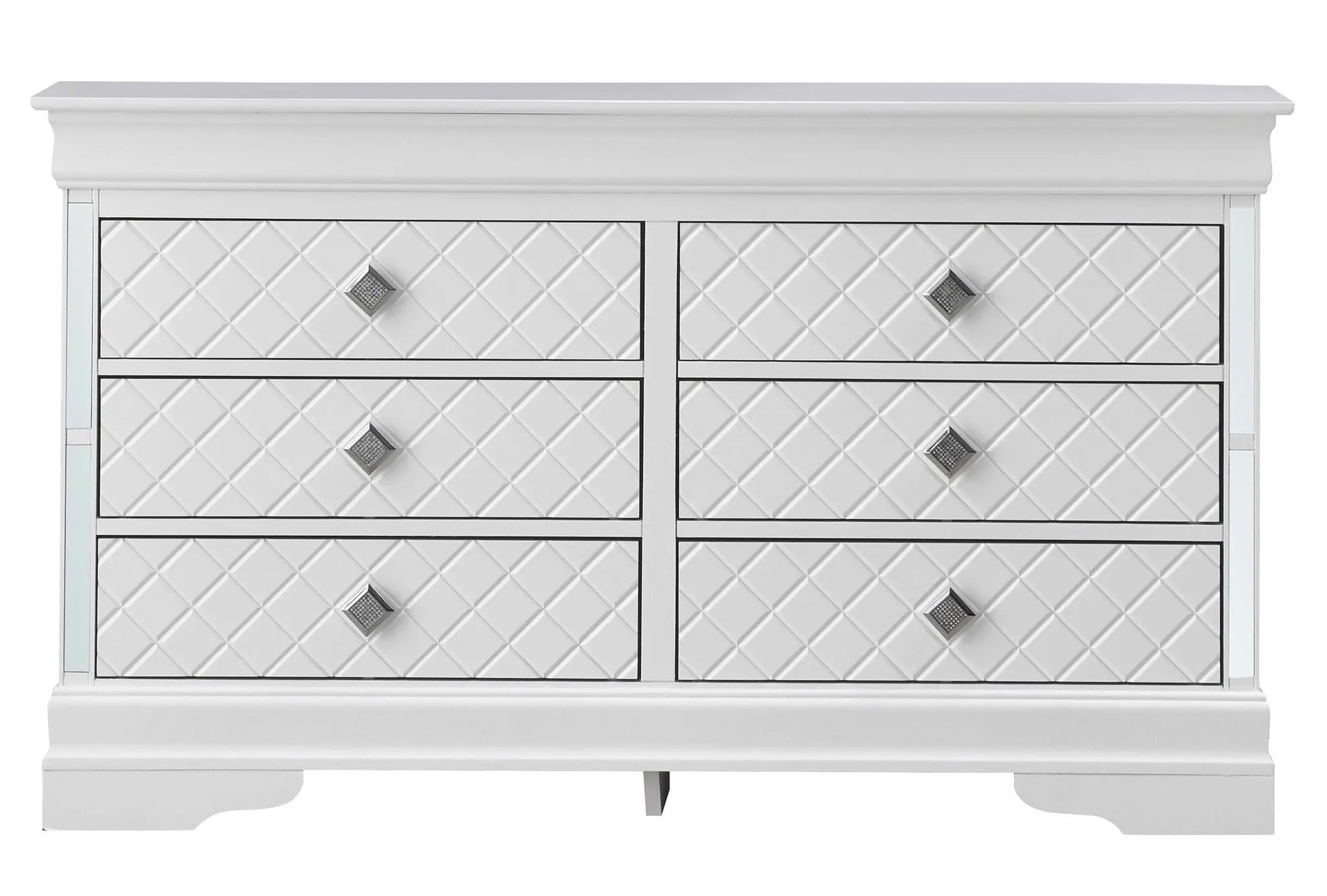 Verona - Dresser - Silver Champagne Glory Furniture