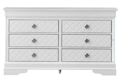 Verona - Dresser - Silver Champagne Glory Furniture
